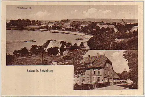 09068 Mehrbild Ak Salem b. Ratzeburg Gasthof 1935