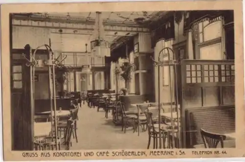 090660 Ak Salutation de pâtisserie Schöberlein Meerane 1918