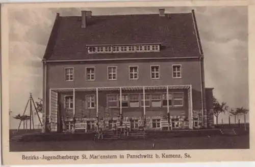 09056 Ak Auberge de jeunesse Panschwitz à Kamentz vers 1930