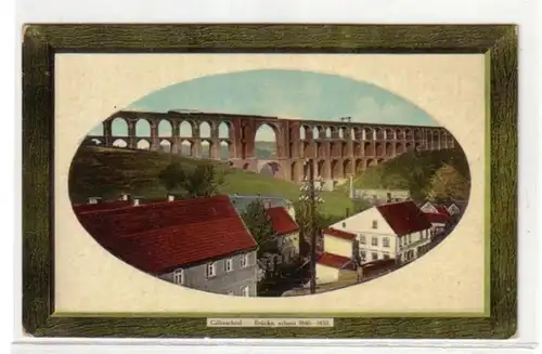 09034 Ak Götzschtal pont construit 1846-1850 de 1911