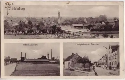 0901 Ak Löderburg Neu-Stassfurt Langestrasse 1910