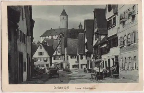 08965 Ak Dinkelsbühl inférieure Schmidgasse vers 1930
