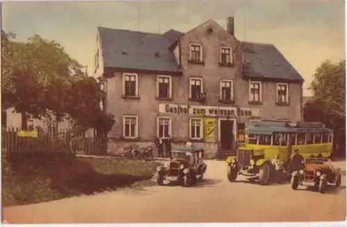 08953 Ak Salutation de Claussnitz Restaurant vers 1920