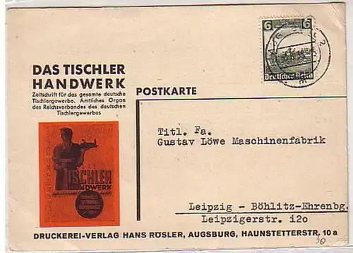 08934 Publicité Ak Imprimer Édition Augsbourg 1935