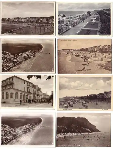 08923/8 Ak Ostseebad Bansin Strand um 1930