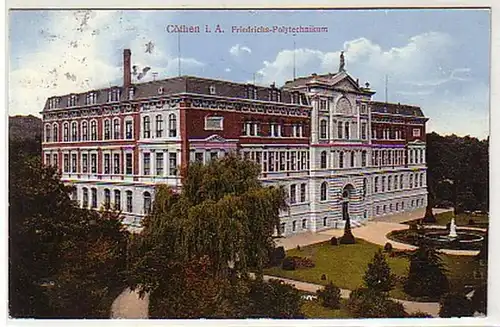 08920 Ak Cöthen in Anhalt Friedrichs Polytechnikum 1916