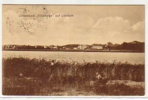 08881 Ak Ostseebad "Kölpinsee" auf Usedom 1922