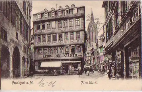 08872 Ak Frankfurt am Main anste Markt 1906