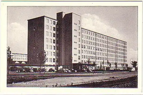 08790 Ak Karlsruhe Knielingen Siemens Werke um 1950