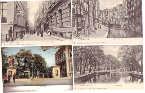 08784/4 Ak Amsterdam Kalverstraat, etc. vers 1900