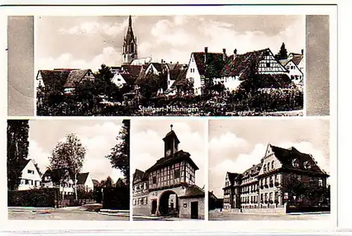 08769 Mehrbild Ak Stuttgart Mähringen um 1950