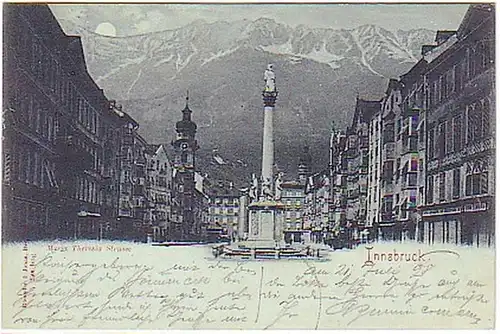 08740 Mondscheinkarte Innsbruck Maria Theresia Straße