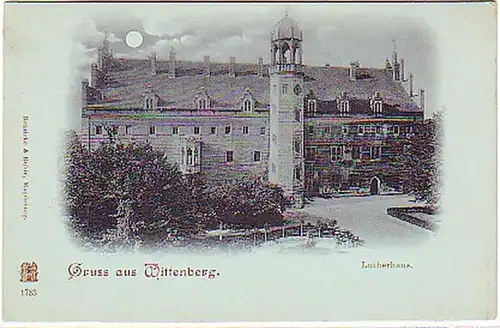 08732 Ak Eisenach Bachhaus Vorderseite 1924