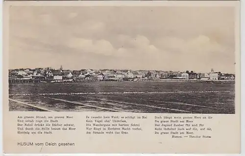 08692 Reim Ak Husum vu de la digue 1938