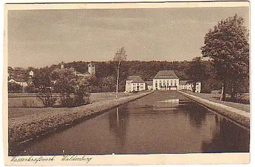 08673 Ak Wasserkraftwerk Waldenburg in Sa. 1931