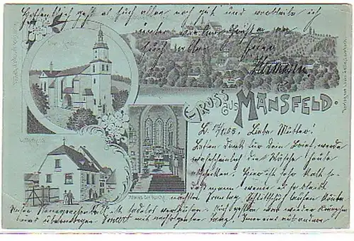 08633 Carte de la Lune Salutation de Mansfeld 1905