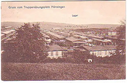 08632 Ak Gruß vom Truppenübungsplatz Münsingen Lager