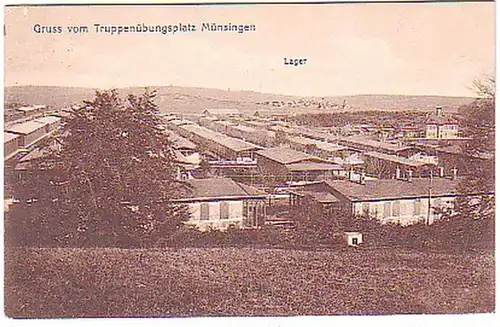 08632 Ak Salutation du terrain d'entraînement militaire Münsingen Camp