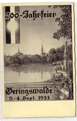 08613 Ak 700 Jahrfeier Geringswalde September 1933