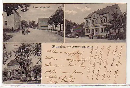 08581 Ak Alttanneberg Bez. Dresden Gasthof usw. 1912