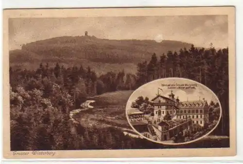 08548 Ak Hotel auf dem grossen Winterberg 1920