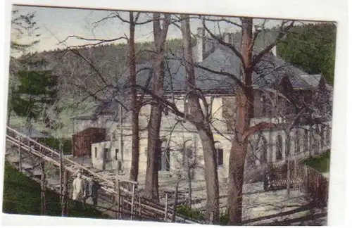 08529 Ak Salutation du Gasthof Waldpark Metzdorf vers 1920