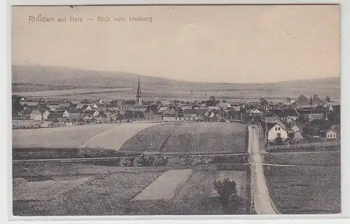 08522 Ak Rhüden am Harz Blick vom Heeberg 1915
