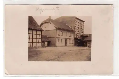 08514 Photo Ak Elxleben in Thuringe Vue de la cour 1928