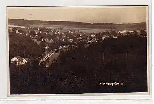 08509 Ak Werners vert dans Vogtland Vue totale 1930