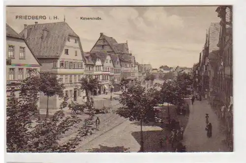 08508 Ak Friedberg in H. Kaiserstrasse vers 1910