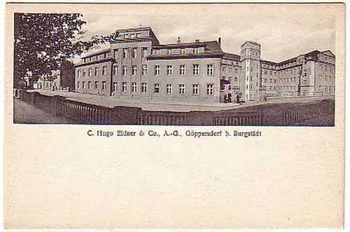 08486 Ak Göppersdorf près de Burgstädt Entreprise Eidner vers 1920