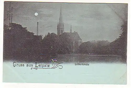08485 Carte de la Lune de Leipzig Lutherkirche