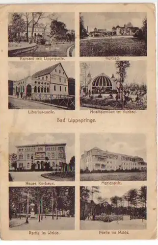 08474 Feldpost Ak Bad Lippspringe 1918