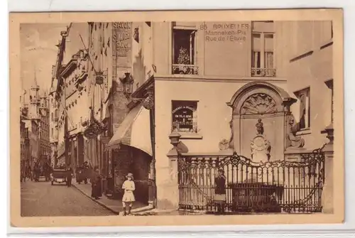 08472 Ak Brüssel Bruxelles Manneken Pis Rue de l'Etuve 1925