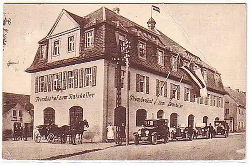 08453 Ak Weissenburg Dieterenhof zu Ratskeller 1930