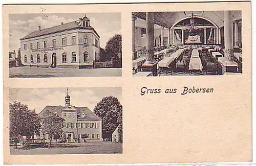 08444 Salutation Ak en Bobersen b. Horloge Hostel, etc. 1921