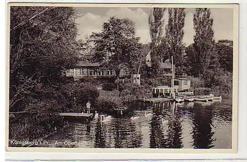 08431 Feldpost Ak Königsberg à Ostpr. am Oberteich 1941