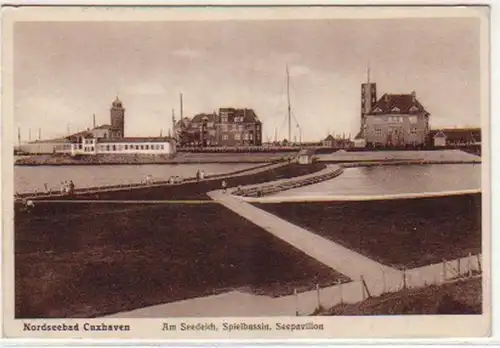 08389 Ak Mer du Nordbad Cuxhaven am Seedeich vers 1930