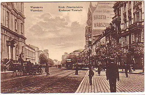 08384 Poste de terrain Ak Varsovie Cracovie 1916