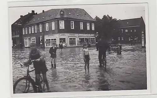 08383 Photo Ak Nourriture fine aile inondations le 31.7.1951