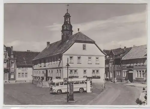 08304 Ak Schlotheim Thüringen Rathaus 1967