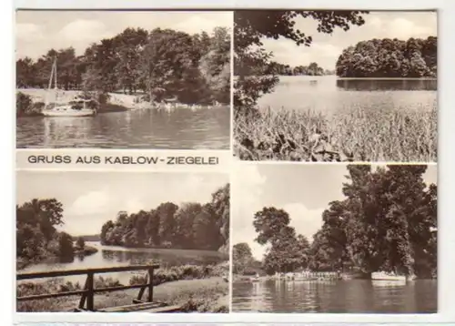 08303 Mehrbild Ak Gruss aus Kablow-Ziegelei 1974