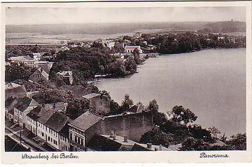 08288 Ak Strausberg bei Berlin Panorama 1938