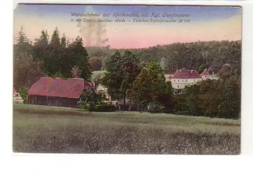 08286 Ak Forestschunke au Heidemühle en Saxe 1918