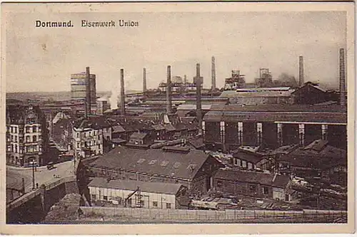 08251 Ak Dortmund Eisenwerk Union 1934
