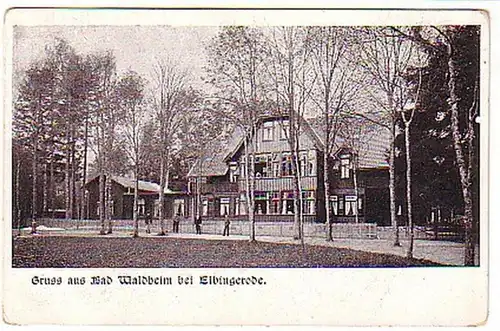 08252 Ak Salutation de Bad Waldheim près d'Elbingerode 1931