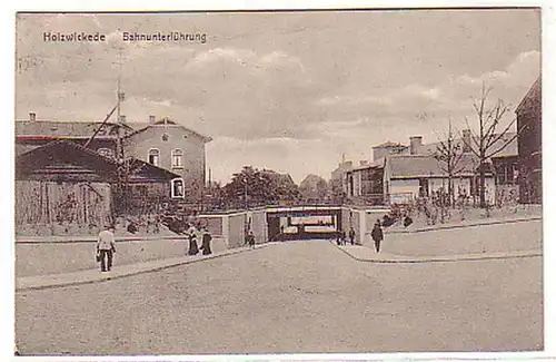 08160 Feldpost Ak Holzwickede Bahnführung 1916