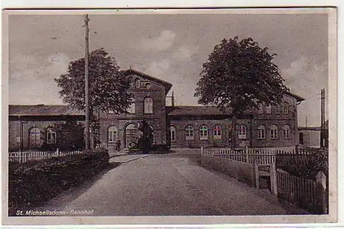 08156 Ak Sankt Michaelisdonn Bahnhof 1942