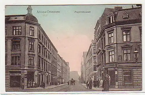 08150 Ak Altona-Ottensen Papeastrasse um 1910