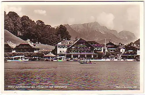 08141 Ak Hotel Schiffmeister am Königsee 1934